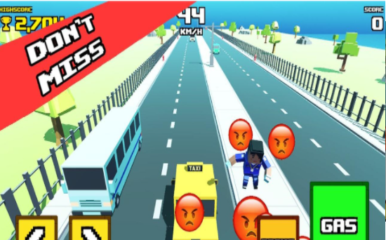 出租车疯狂之路游戏官方安卓版（Crazy Road Taxi Madness） v0.1