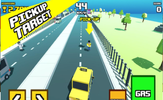 出租车疯狂之路游戏官方安卓版（Crazy Road Taxi Madness） v0.1