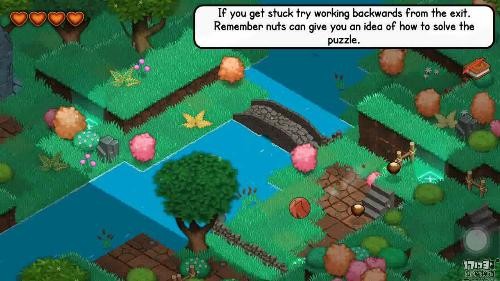 NC小编今日推荐：一款全新玩法画风逗逼的解谜冒险游戏《松鼠王国》