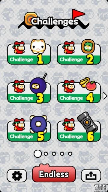 一款玩不腻的小游戏《忍者挑战》无尽模式和闯关模式等着你