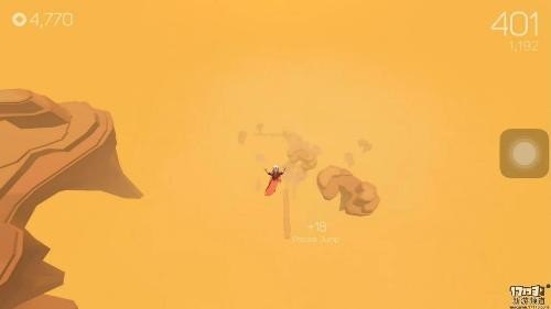 自动跑酷游戏《天空舞者》环境效果特别出彩,值得一试