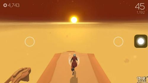 自动跑酷游戏《天空舞者》环境效果特别出彩,值得一试