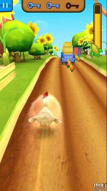 闯关模式的跑酷游戏《动物逃生》小可爱们快跑起来吧