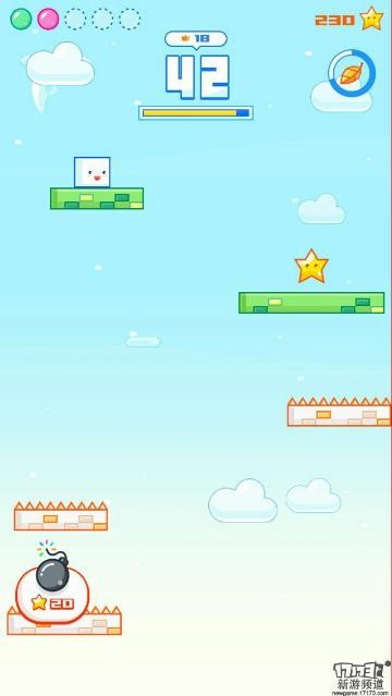 萌系手游《方块下落》看似简单单调的玩法,却十分有意思