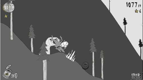 贱萌的暴漫元素游戏《呆瓜落崖记》具有简单易懂的操作