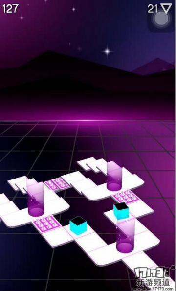 科技感的跑酷类游戏《地平线》考验玩家反应的时候到了