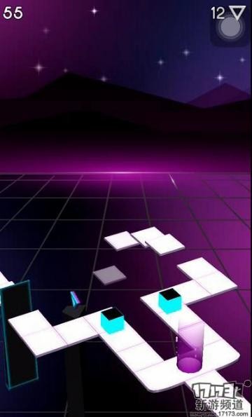 科技感的跑酷类游戏《地平线》考验玩家反应的时候到了