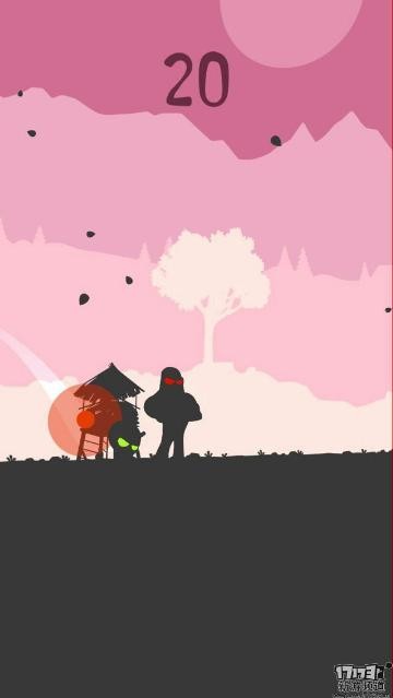 @游戏玩家:竖版的跑酷游戏《突破忍者》赶快来不断地前进、修炼