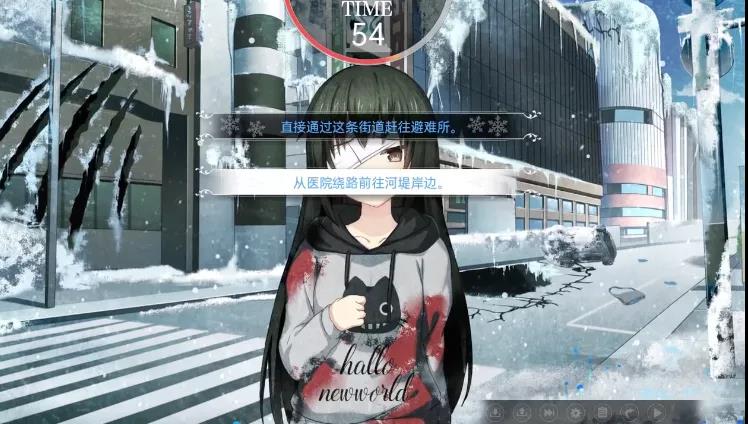 《鸢之歌》的背景设置在这样的世界：末日，寒冬，怪物横行的城市。