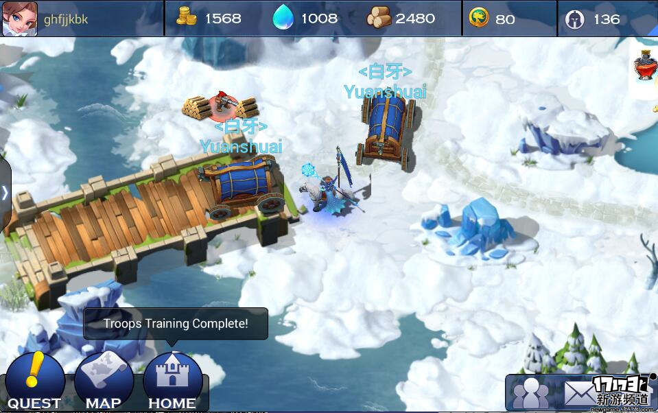 自研手游《剑与家园》以SLG+RPG的奇幻策略玩法为主