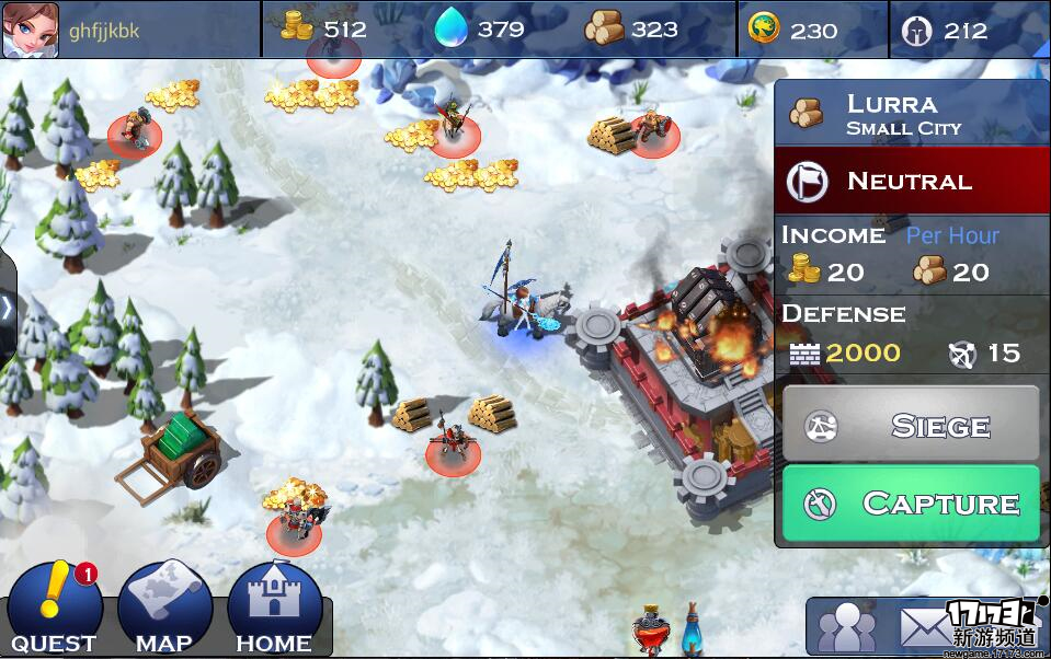 自研手游《剑与家园》以SLG+RPG的奇幻策略玩法为主