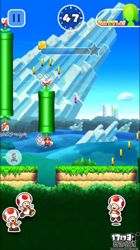 无人不知,无人不晓的横屏冒险过关游戏《超级马里奥酷跑》