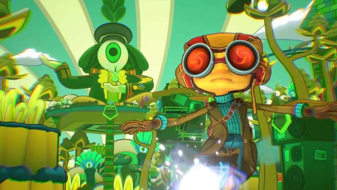 颜色鲜艳，画风独特的《脑航员》有颇为复古的3D平台游戏