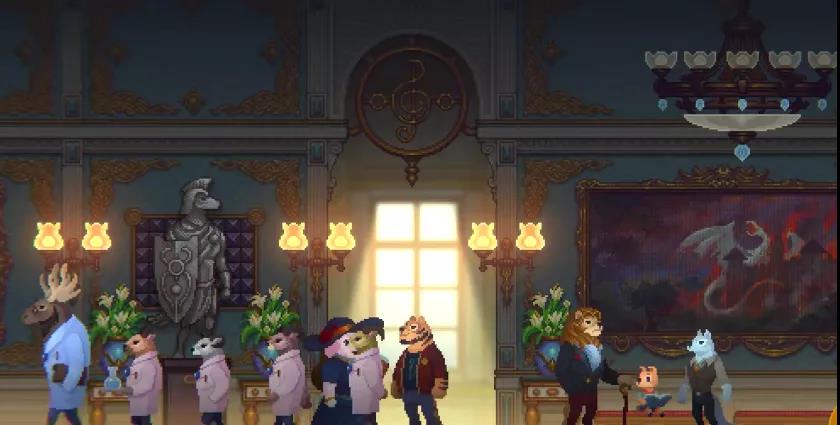 像素风，解谜探险等风格的RPG游戏《水银疗养院》给人的印象颇深