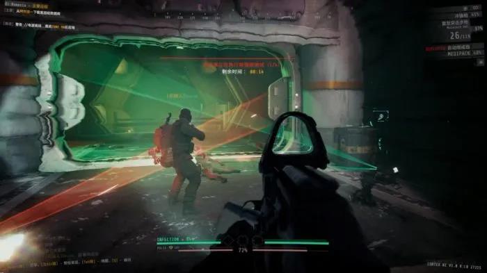 这款以硬核著称的四人合作FPS游戏《GTFO》硬核而又复古的UI