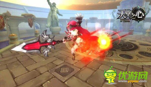 《天堂之心》炫酷技能，真人跨服对战公会，妹纸武神等你来战