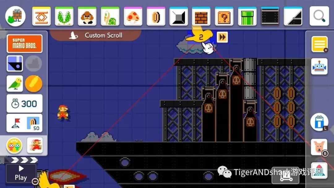关卡创作游戏《超级马里奥制造2》