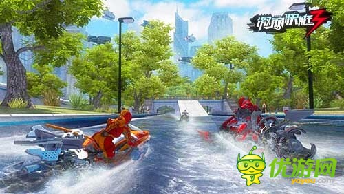 单机大作《激流快艇3》4K超清画质与仿真感应如同身临其境一般