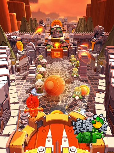 海外备受关注的《滚弹吧僵尸》重塑单一的传统操作，即将上线IOS