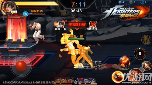 改编经典格斗《拳皇命运》与玩家一同回忆逝去的青春