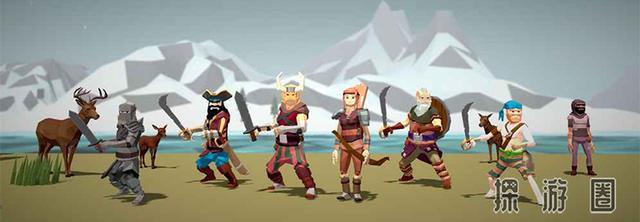 战略建设游戏《北欧海盗村》建立部落并保护村民免受敌人的攻击