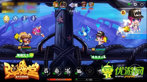 腾讯好游戏《弹弹堂手游》对战弹射系统世界第一,无可超越