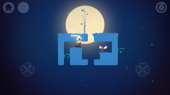 益智游戏《爱心推手2》借助萤火虫的力量来帮助他们相爱吧