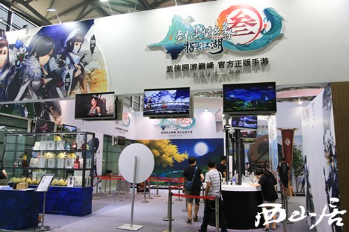 西山居《剑侠手游》三部曲引爆ChinaJoy体验区