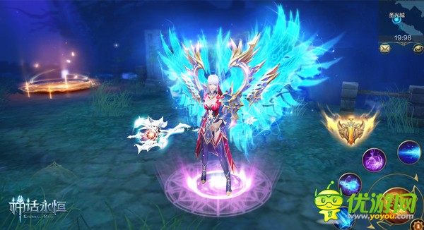 热巴代言手游 《神话永恒》数百种绚丽翅膀,3D定义不同的魅力