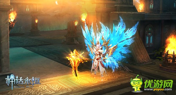 热巴代言手游 《神话永恒》数百种绚丽翅膀,3D定义不同的魅力