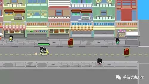 3D像素风的街机风游戏《Go Go Fast》