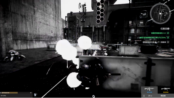 第三人称射击游戏《基因雨》暴力美学风格