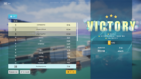 盒建造游戏《沉浮》已于年前顺利结束Steam冬季特邀测试
