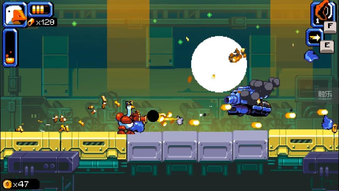 Blastmode开发的《暴走大鹅》大量敌人让游戏更有新鲜感