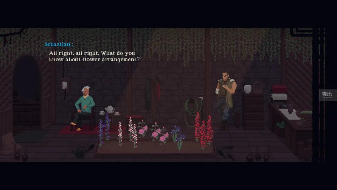 《共情随笔》可以通过改变对话选项来编织完全不同的故事