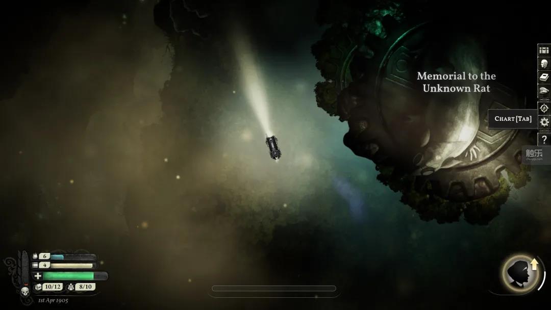 《无光之空》当停泊在港口时可以以文本冒险的形式探索港口