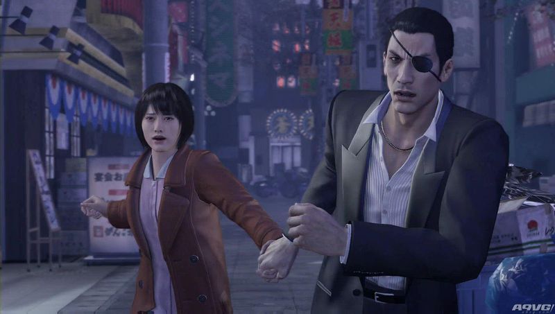 角色扮演游戏《人中之龙0誓约的场所》人文风景高度还原的场景