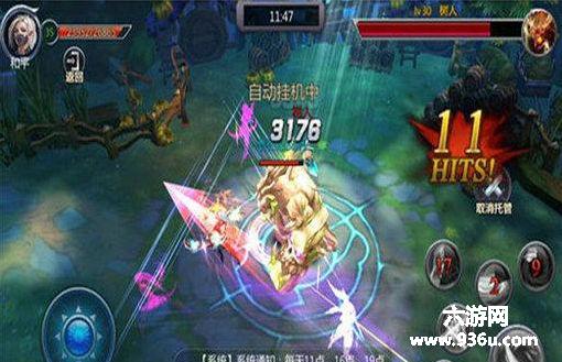 《奇迹战神》为双端游戏，采用了保险的虚拟摇杆+按键的模式