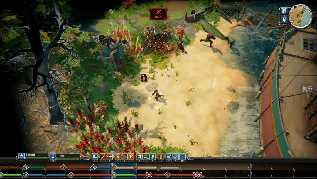 《魔铁危机》战斗中要为两个角色制定时间轴，并制定好计划