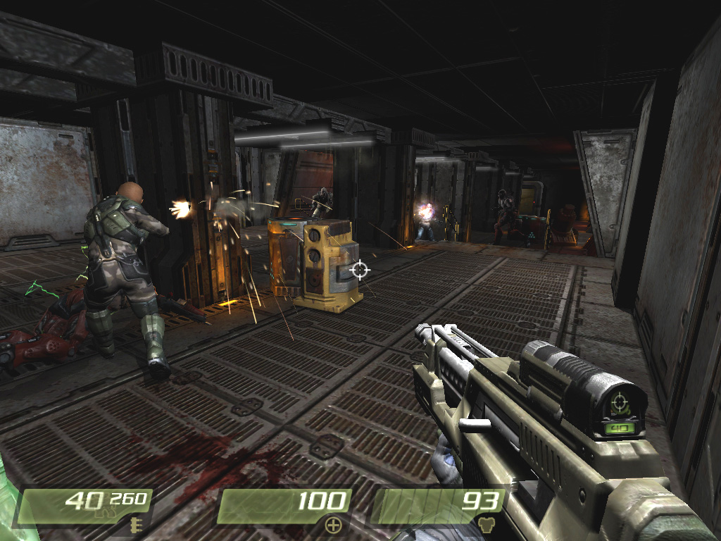 射击游戏《雷神之锤4》来游戏中见识各式各样的异星怪物