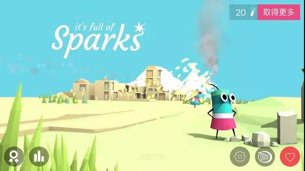 轻度休闲手游《Full of Sparks》