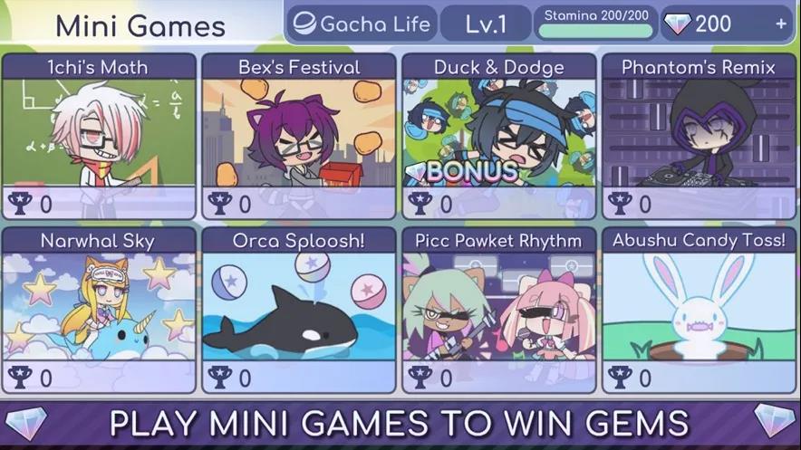 《Gacha Life》简单的二头身形象暗含宝藏级捏脸系统