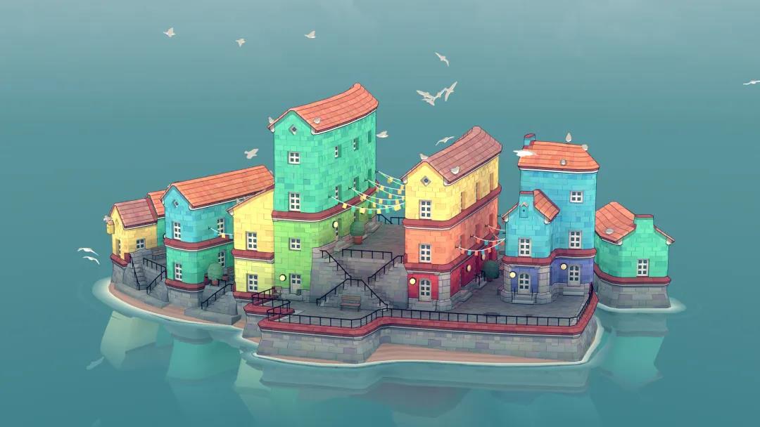 解压类游戏《Townscaper》魔性建造玩法铸就解压新神器