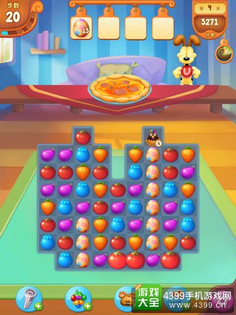  《加菲猫爱消除》收集元素和消除结合恰到好处