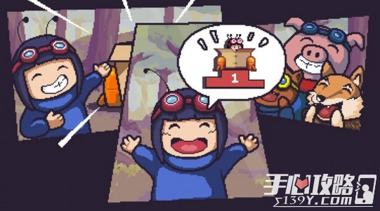 《天空追逐者》平滑像素风格，简单的操作