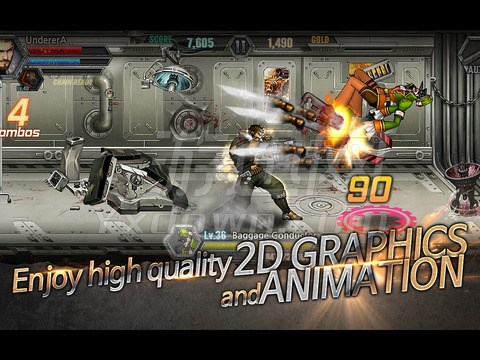 《火车猛击》充满爽快感的连击，连接外服不太稳定