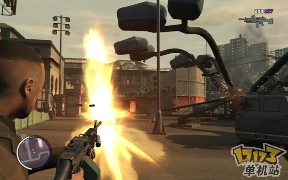 《侠盗猎车手:自由城故事》继承原作全部内容,可自由活动的庞大城市