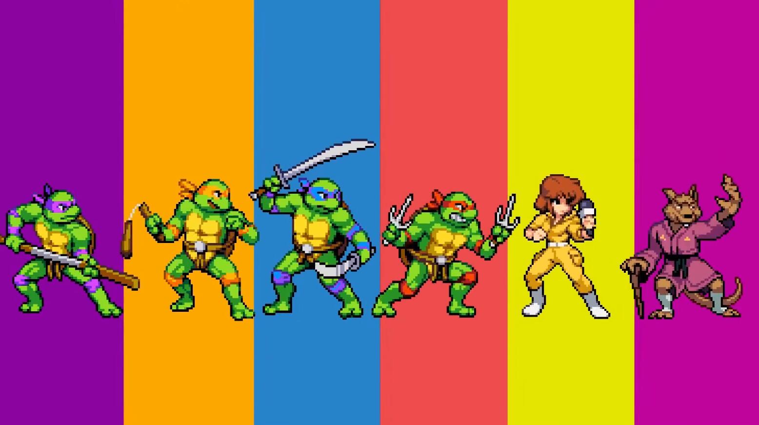 还是那个味道《忍者神龟：施耐德的复仇》清版动作格斗游戏