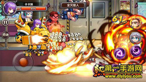 横版格斗手游《热血高校》原值原味的热血精神体验