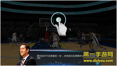 《NBA梦之队2》用3D画面展现，给人真实生动的主场氛围